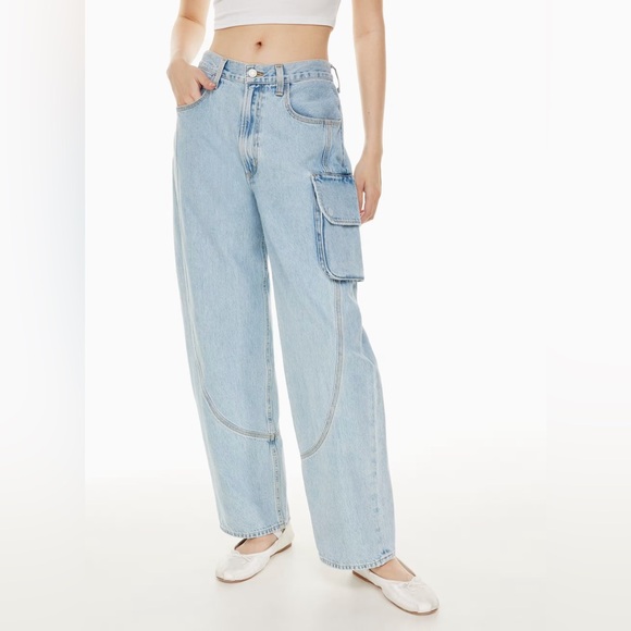 NEW AGOLDE Cass Baggy Cargo Jeans - Picture 2 of 5